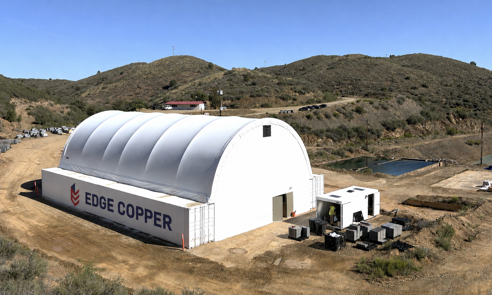 Edge Copper Vertical Logo